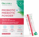 ORGANIKA Probiótico & Prebiótico Saquetas de pó 14 contagem, 3 GR