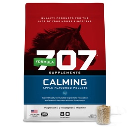 Fórmula 707 Calming Equinine Supplement 10 lb Bag – 80 Servings – Ansiedade Alívio e Foco Melhorado para Cavalos – L-Tryptophan, Thiamina & Magnésio