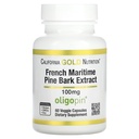 California Gold Nutrition French Maritime Pine Bark Extract, Oligopin, 100 mg, 60 Cápsulas Veggie