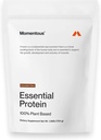 Momento essencial Vegan Protein Powder - 20g Planta Based Protein - NSF Certified, Gluten-Free, Non-GMO, 20 Servings for Essential Everyday Use, Chocolate