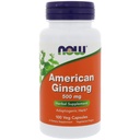 NOW American Ginseng, 100 Cápsulas (Pacote de 2)