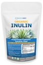 Pó de inulina orgânica (48 oz/3 lbs) Gentil Agave Prebiótico Suplemento de fibra solúvel para apoio digestivo, Gut Saúde, Baking Vegan, Smoothies & Drinks