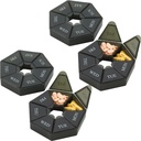 Organizador de comprimidos por semana - (Pacote de 4) 7-Dia Container de comprimidos - Artrite amigável portátil e compacto caso de viagem diária Compartimento Medicina Pílulas Caixa para suplementos, medicamentos, vitaminas e óleo de peixe