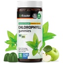 BIO KRAUTER pastilhas de clorofila - 90 Mastiga - Suplementos de clorofila - Natural Pele & Detox Suporte - Vegan, Base de pectina, Não-GMOs mastiga