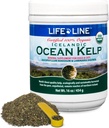 Linha de Vida USDA Certified Organic Ocean Kelp for Pets & Pecuária Suportes Skin & Coat Health, Immune Function, and Dental Hygiene