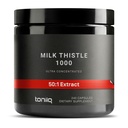 Toniiq Cardo de Leite - Extrato de ultra alta potência 50:1 com silimarina 80% - Altamente concentrado - Laboratório de terceira parte testado - 240 Cápsulas