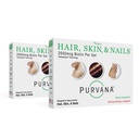 Wellgenix Purvana Cabelo, pele e unhas Vitamina - Softgels para alta absorção - dupla força 2500mcg Biotina, VIT A & B (30 contagem) (Pacote de 2)