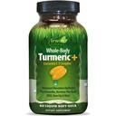 Irwin Naturals Integral Turmérica+ - 60 Softgels Líquidos - Absorção Melhorada do Complexo BioPerine - 30 Servidores Total