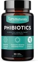 PhiNaturals High Potence Probióticos 10 Strains 30 Bilhões UFCs [30 Cápsulas Vegan] para Mulheres e Homens Gut Digestive Saúde - Lactobacillus Acidophilus Salivarius Rhamnosus Bifidobacterium Probioticos