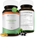Fórmula da Fundação □ Tick Immune Support Supplement (Suplemento de Suporte Immune Immune) com raiz japonesa de nó, Garra de Gato, Cardo de Leite (Suplemento de Resveratrol)