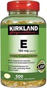 Kirkland assinatura Vitamina E 180mg, 500 Softgels
