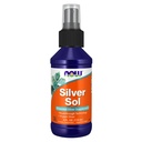 Now Foods Supplements, Silver Sol 10 PPM com prata elementar e água deionizada, líquido, 4-ounce