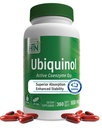 Saúde Thru Nutrition Ubiquinol 100mg 360 Softgels como Kaneka QH Reduced CoQ-10 - Estabilized - 3o partido testado □ Maior biodisponibilidade □ Cardiovascular & Mitocondria Function Support □ Não-GMO
