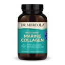 Dr. Mercola Wild Capted Marine Collagen, 30 Servings (90 Tablets), Tipo I Collagen Peptides, Suplemento dietético, Promove aparência juvenil, Não-GMO, MSC Certificado
