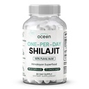 Orgânicos Oceano um-por-dia Shilajit para homens e mulheres - Suplemento natural Shilajit para Defiing idade, força óssea, suporte hormonal e mais - 30 cápsulas Shilajit