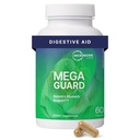 Microbiome Labs MegaGuard Gut Health Supplements - Ginger Root, Licorice Root & Alcachofra Leaf Extract para apoiar a saúde digestiva e gás ocasional - para mulheres, homens e crianças 8+ (60 cápsulas)