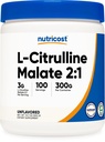 Malato de nutricosto L-citrulina (2:1) Pó (300 gramas)