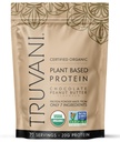 Truvani Vegan proteína de ervilha em pó de chocolate Manteiga de amendoim de 20g de proteína baseada em plantas orgânicas de 20 Servings