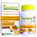 Cápsulas Turméricas Premium com Ginger e Pimenta Preta. Suplemento alcaçuz de curcumina cúrmica 95% Curcuminóides e raiz de gengibre TodosNatural NonGMO NO Arroz em pó NO Stearate NO Silica NO Gluten 90ct