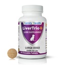 Suplemento de suporte de fígado abrangente para cães grandes. Comprimidos mastigáveis saborosos Combinando o mesmo, SPC, Silybin A+B, + Glutationa 30Ct (Grande)
