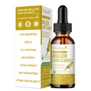 Mulittea Mullein Drops para Pulmões & Drenagem Linfática 5-em-1 Extrato de Ervas Líquido com raiz de Marshmallow, Elderberry, Licorice Root-Lung Cleanse & Respiratory Support-Non-GMO, Vegetarian-2 Fl Oz