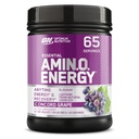 Optimum Nutrition Amino Energy - Pré-treino com chá verde, BCAA, Aminoácidos, Keto Friendly, Extrato de café verde, Energia em pó - Concord Grape, 65 Servings (Packaging May Vary)
