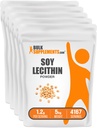 BulkSuplements.com Soja Lecitina em pó - Suplemento de lecitina, Lecitina em pó Grau de Alimentos - Gluten Free, 1200mg por serviço, 5kg (11 lbs) (Pacote de 5)