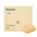 ProMix Nutrition Protein Puff Bars, 12-Pack - Baunilha Madagascar - Marshmallow Crispy Treat - Grande Degustação e Saudável no Lanche Go - Alta Proteína e Baixa Caloria - Não-GMO e Livre de Gluten, Soy, & Corn.