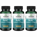 Swanson NAC - N- Acetil Cysteine - Suplemento 600 mg 100 Cápsulas (3 Embalagem)