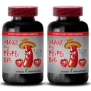 masculino realçando pílulas aumentar o tamanho - FAZE MEU PEpper BIG - NATURAL MALE ALARGAMENTO, Maca, L-Arginina, Longjack pílulas, potenciador de desempenho masculino, tongkat ali para homens, pílulas de libido masculino, 2 Bot 120 Caps
