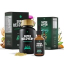 Super Recuperação e Super pacote de fígado - Tudo Natural Liver Cleanse Detox e reparação