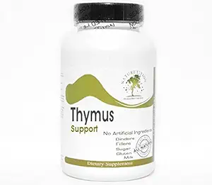 Suporte Thymus ~ 180 Cápsulas - Sem aditivos ~ Suplementos de natureza