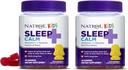 Natrol Kids Sleep+ Calmo, Melatonina e L-Teanina, Pastilhas de Ajuda ao Sono com Misturas Botanciais, 100% Livre de Drogas, 60 Contagem (Pacote de 2)