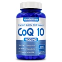 CoQ10 400mg Cápsulas □ Vegan Friendly Coenzyme Q10 400mg por Servindo de Fácil Absorção Ubiquinone Suplemento para Skin Heart and Energy Support □ Made in the USA in cGMP Facilities (100 Servings)