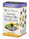 Dra. Ohhira Vegan Omega 3, EFA e óleo de peixe alternativa, 60 Cápsulas
