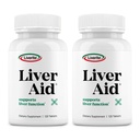Ajuda Fígado Fígado 2-Pack 120 Comprimidos (Total 240ct) Suporta Função Fígado Saudável, Energia Física e Vitalidade.