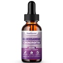 1 embalagem Glucosamina Condroitina MSM gotas líquidas, suplemento de suporte conjunto de força extra para adultos Homens e mulheres, Quercetin Boswelia, Bromelain, Antioxidante Imune Support (2 Fl oz)