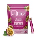 Ultima Replenisher Diária Electrolyte Powder Drink Mix – Açúcar Grátis – Maracujá, 20 Stickpacks – Pacotes de Hidratação com 6 Eletrolitos e Trace Minerals – Keto Friendly, Non-GMO