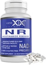 Fórmulas Genex NR Nicotinamida Ribosídeo 300mg/Servir (60 cápsulas) NAD+ Precursor para Envelhecimento Saudável - GMP-Certificado, Não-GMO, Sem Glúten, Vegetariano (1 embalagem)