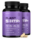 Planta orgânica Nootrix 5 HTP+ Suplementar □ Suporta Memória, Foco Mental, Saúde Cognitiva & Energia □ Promove humor saudável e função do cérebro □ Vitamina B6 & L Theanina 240 Cápsulas