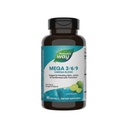 Nature's Way Mega 3/6/9 Omega Blend, Suporta Pele Saudável, Juntas, Função Cardiovascular*, Peixe, Flax, Óleo de Borage, 90 Lime Flavored Softgels (Packaging May Vary)