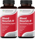 VidaTemas Sangue Nutrish-R - Suplemento de Ferro - Não Obstipante - Suporta Anemia, Fadiga, Palezidade e Tonturas - Edifício de Sangue - Ferro, Alfalfa, Framboesa e Vitamina B-12-60 Cápsulas (Pack of 2)