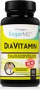 Fórmula de Suplemento de Diavitamina SugarMD – Multivitamina para Homens e Mulheres – Multivitaminas e Minerais – 60 Comprimidos de Vitaminas Multi – Restaurar Força e Endurance – Não-GMO – Sem Glúten