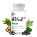 Soluções Vitamina Cabelo Cinzento Rescinde com Catalase - Antienvelhecimento Cabelo, Pele e unhas Vitaminas, Ácido Pantotênico, Ácido Fólico 400mcg, Biotina 300mcg, Serra Palmetto para homens e mulheres
