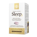 Solgar Triple Action Sleep, 30 comprimidos Tri-Layer - Melatonina e L-Theanina mais mistura de ervas - ajuda você a relaxar, cair dormindo rápido e ficar dormindo mais - Não-GMO, sem glúten - 30 Servings