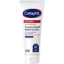 CETAPHIL ECZEMA RESTORADERM FLARE-UP RELIEF CREAM, Para a pele de Eczema Prone, 8 onças, reparo de barreira, hidratação de 48 horas, 2% de farinha de aveia coloidal protetora da pele, esteróide livre