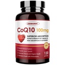 ZEBORA CoQ10-100mg-Softgels com PQQ, BioPerine & Omega-3, Alta Absorção Coenzima Q10 Suplemento, Poderoso-Antioxidante, Suporte Coração e Energia-Produção 120 Servões, Não-GMO