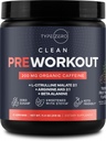 Tipo Zero Limpo Pré-treino (11,3 oz, Fruit Punch) + Raiz de beterraba + L-Arginina + L-Citrulina, 2G Arginina, L-Citrulina Malate, Beta A, Açúcar Livre, Cafeína Orgânica Pré-treino para homens e mulheres