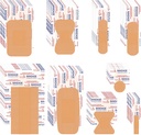 VAIPI 880 Pack Bandages Variety Pack Dedos à prova d'água Bandagens Vários Tamanhos Primeiros Socorros Suprimentos Adesivos Adesivos Bandagem Bulk Bandagem Respirável Borboleta para Cuidado de Feridas (9 Estilos)