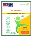 Live To Shine Multi Plus Topical Patch - EUA Made - 30 dias de fornecimento para mulheres e homens de